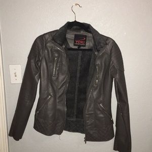 Leather jacket